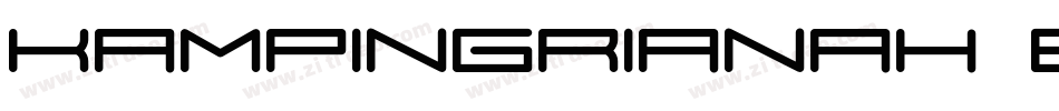 KampIngrianaH Bold字体转换